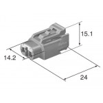 Sumitomo 6189-0388 TS Sealed 2-Way Female Connector Housing