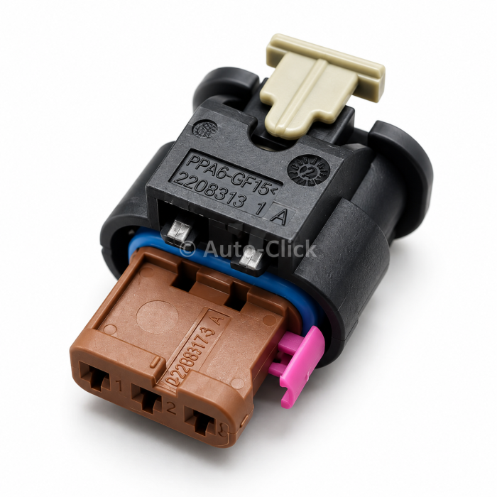 VAG 4F0 973 703 A 3-Way Female 1.2mm Sealed Connector Housing