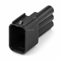 6189-0728 3-Way Male Coupling Connector Inc Terminals/Seals