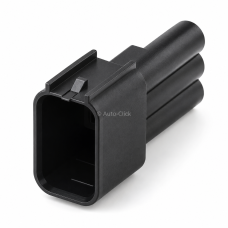 6189-0728 3-Way Male Coupling Connector Inc Terminals/Seals