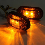 10 x AMBER LED SIDE MARKER LIGHTS 12/24V